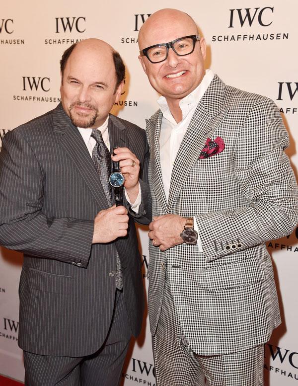 //ctor Jason Alexander and CEO of swiss watch manufacturer IWC Georges Kern attend IWC Schaffhausen celebrates Timeless Portofino