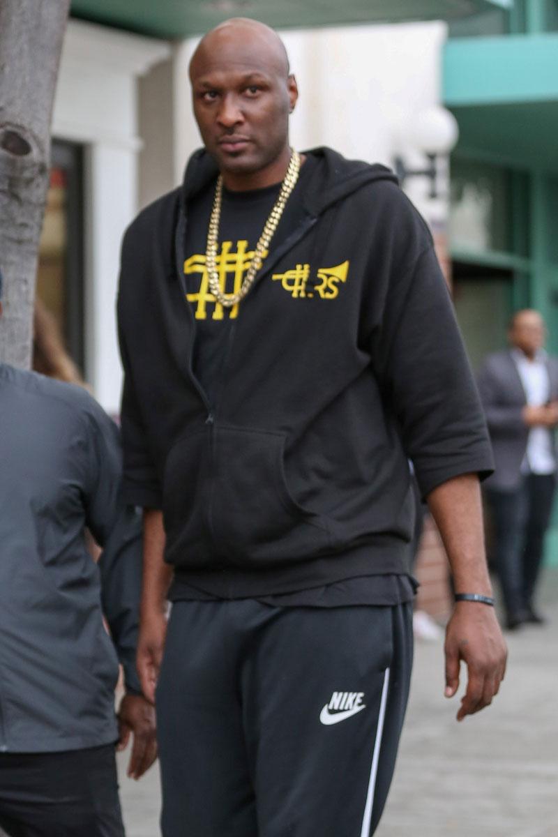 Lamar Odom Rehab First Appearance