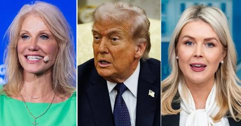 kellyanne conway, donald trump, karoline leavitt