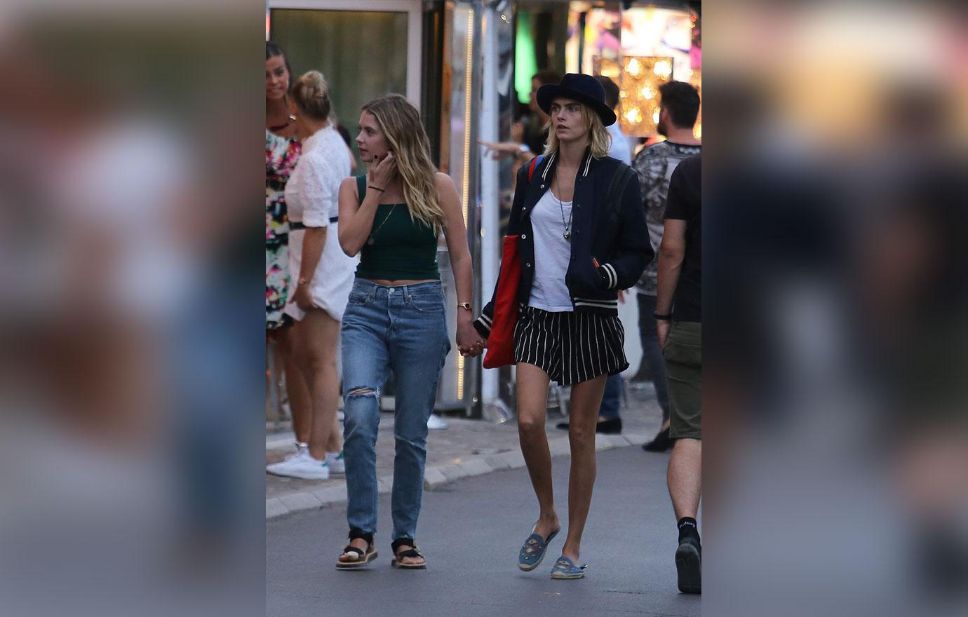 Cara Delevingne & Ashley Benson Hold Hands In St Tropez