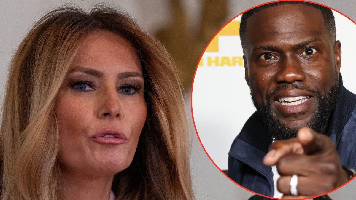 picture of Melania Trump and Kevin Hart