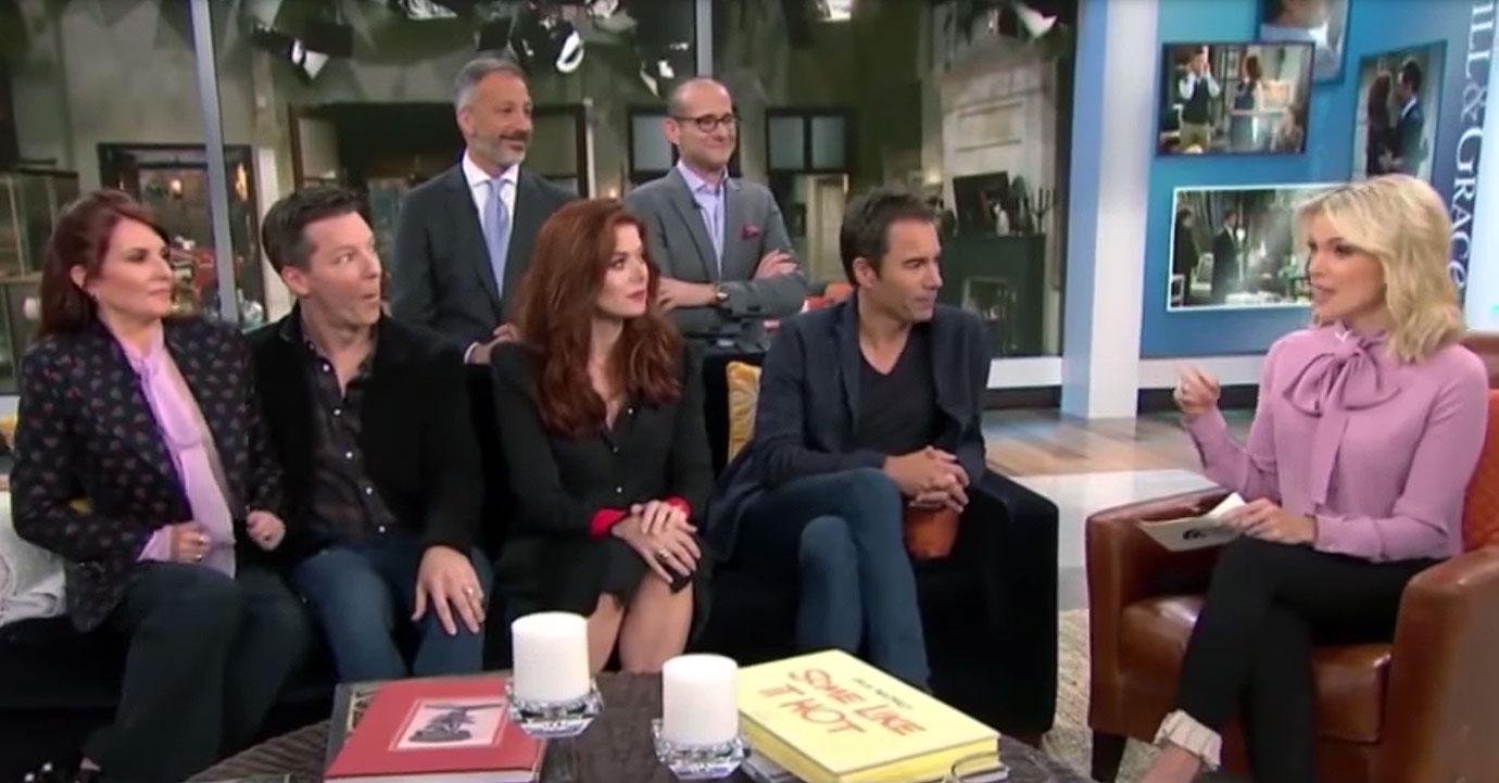 Cast Of Will Ad Grace on Megyn Kelly TODAY