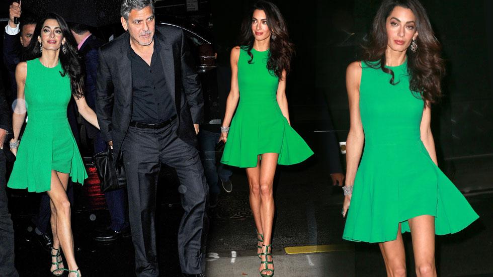 //george clooney amal clooney scary skinny one year anniversary pp