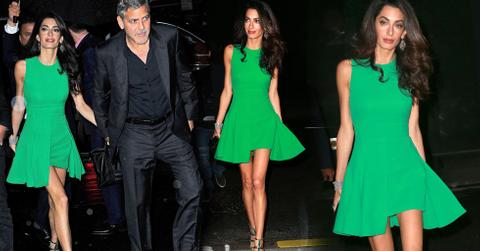 //george clooney amal clooney scary skinny one year anniversary pp