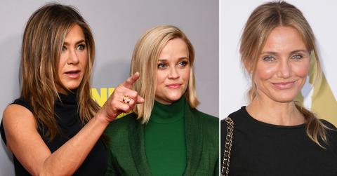 jennifer aniston reese witherspoon not happy cameron diaz return