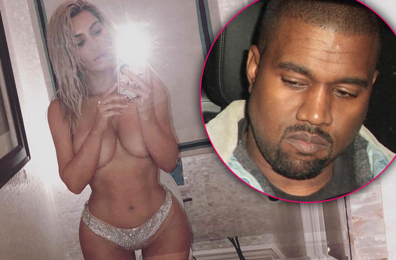 kim kardashian selfie obsessed kanye west marriage problems