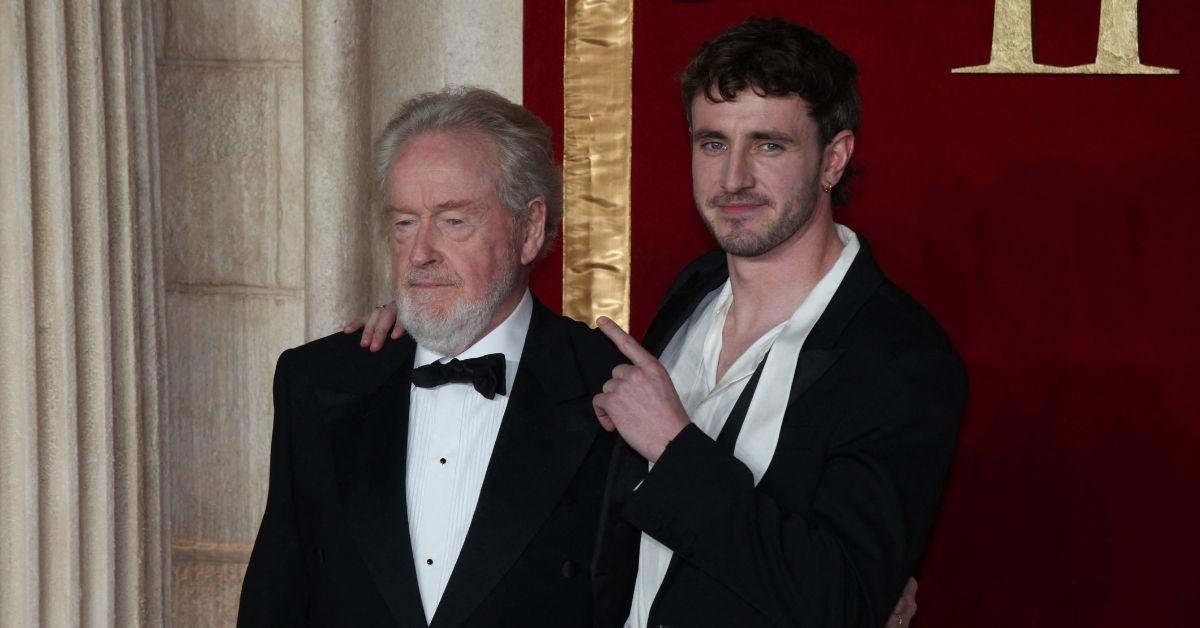 ridley scott  year battle make gladiator ii before paul mescal tanked