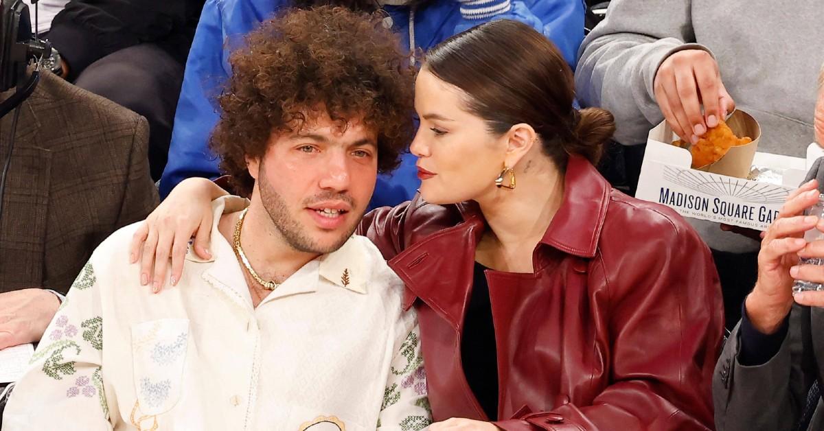 Photo of Benny Blanco and Selena Gomez.