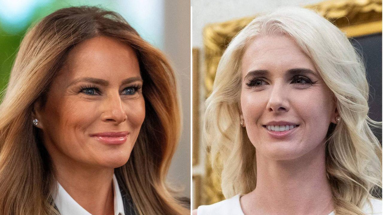 picture of Melania Trump and Natalie Harp
