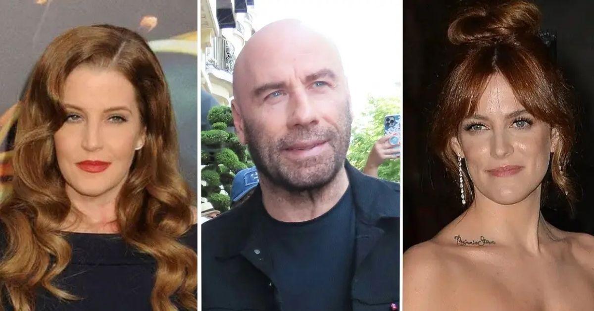 Photo of Lisa Marie Presley, John Travolta, Riley Keough