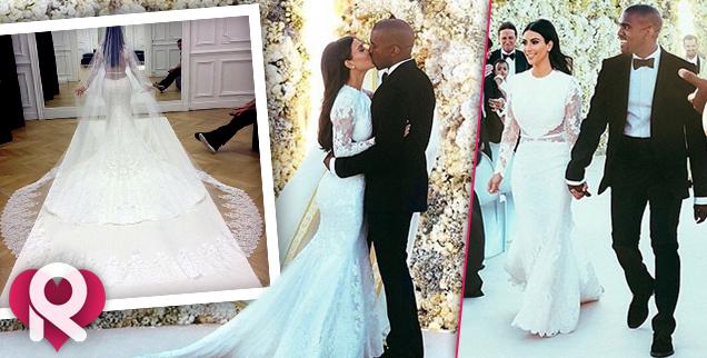 //kim kardashian kanye west wedding photos  wide