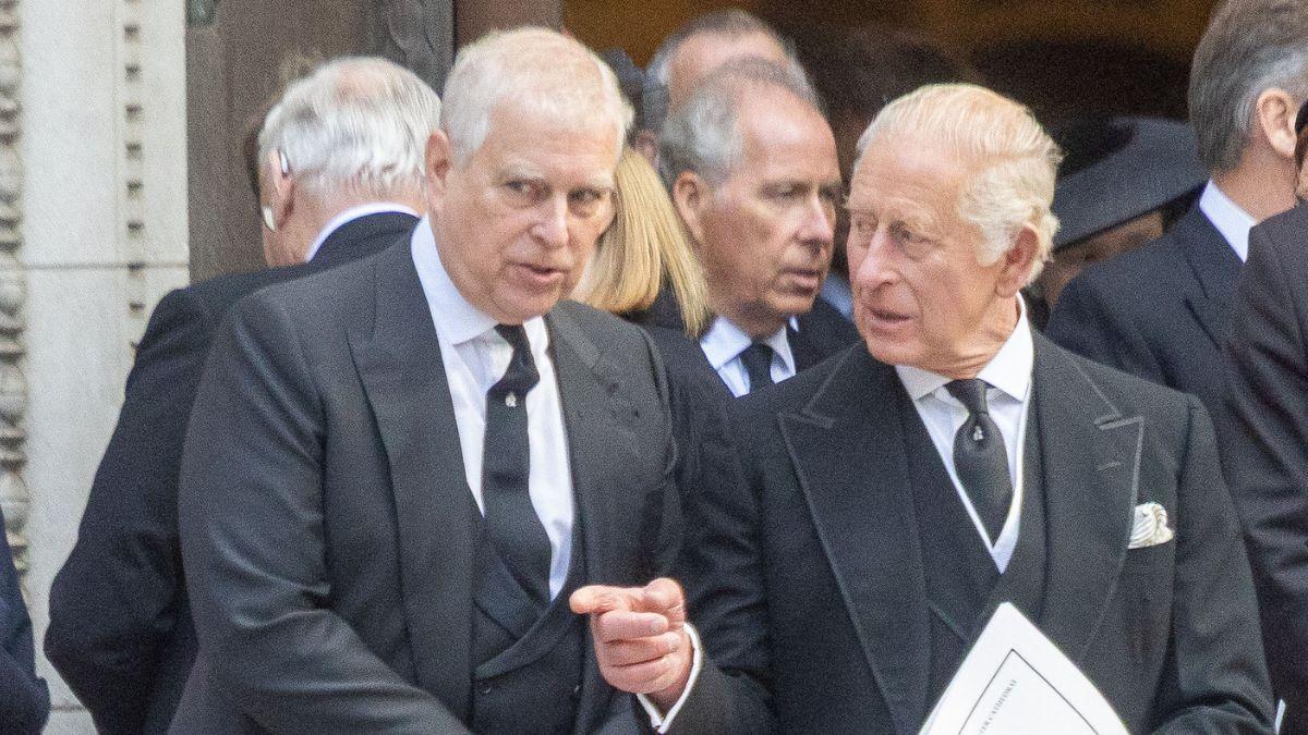 Photo of Andrew Windsor and King Charles III