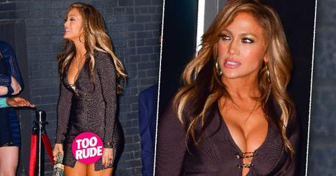 Jennifer Lopez Has Wardrobe Malfunction Movie Set