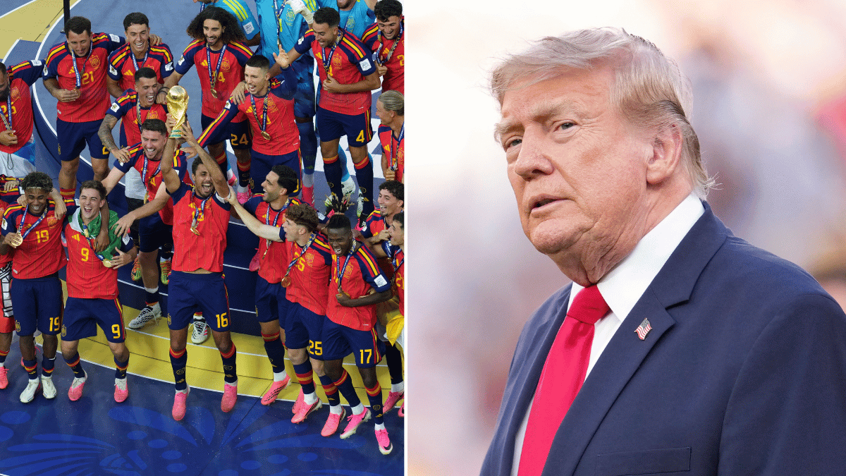 Trump attended the World Cup final on July 19.