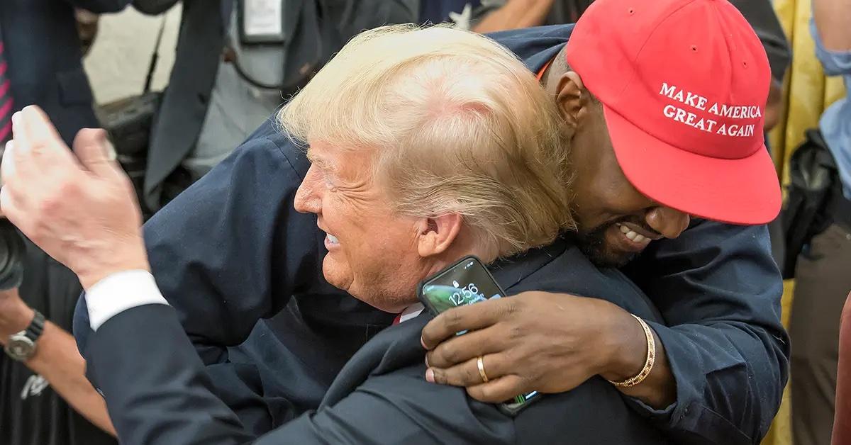 donald trump no idea about kanye west anti semitic rants