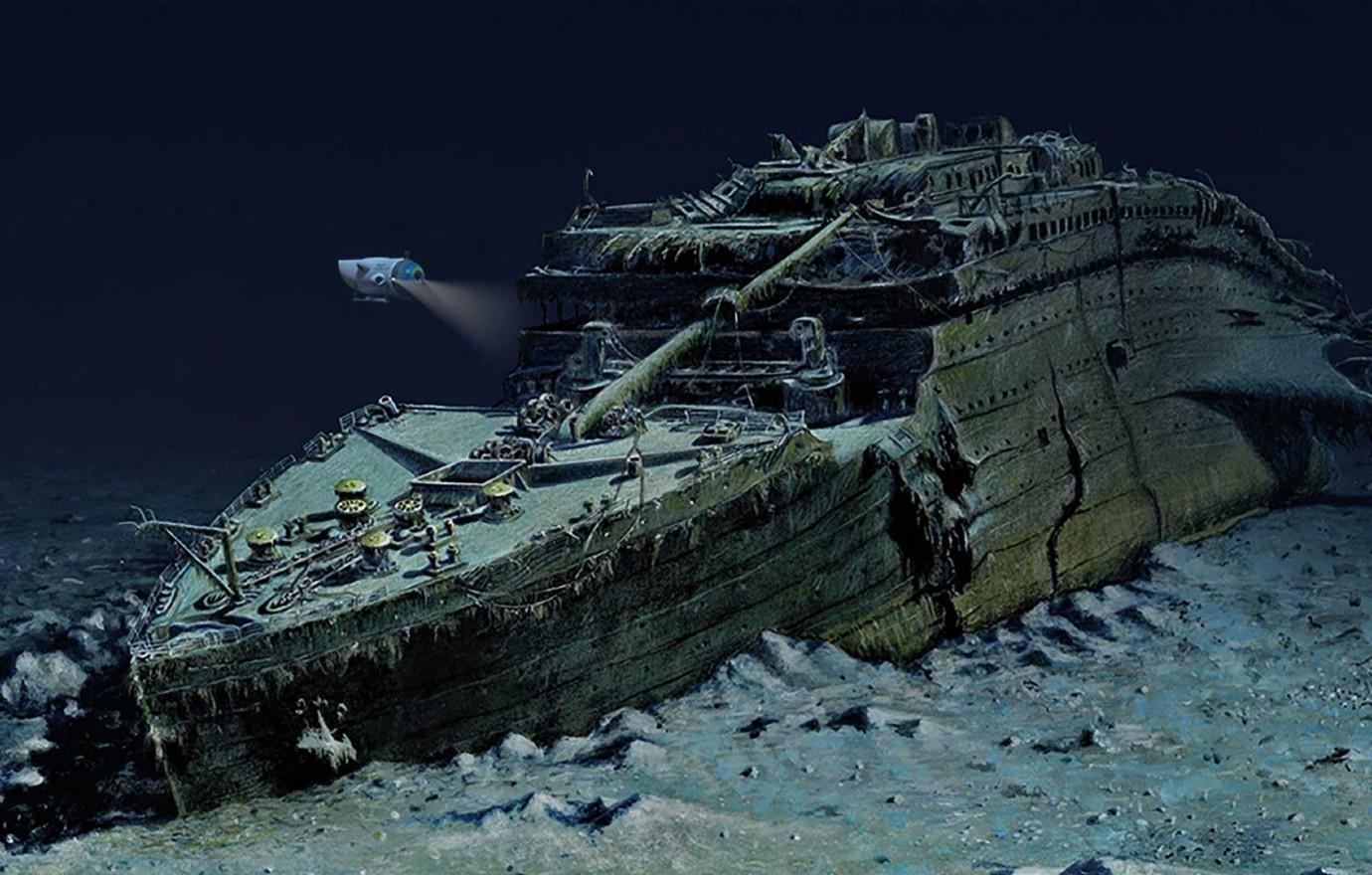 titanic wreckage cropped