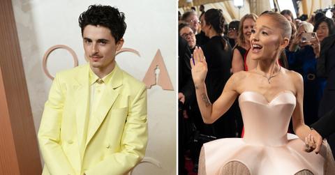 Photo of Ariana Grande, Timothée Chalamet