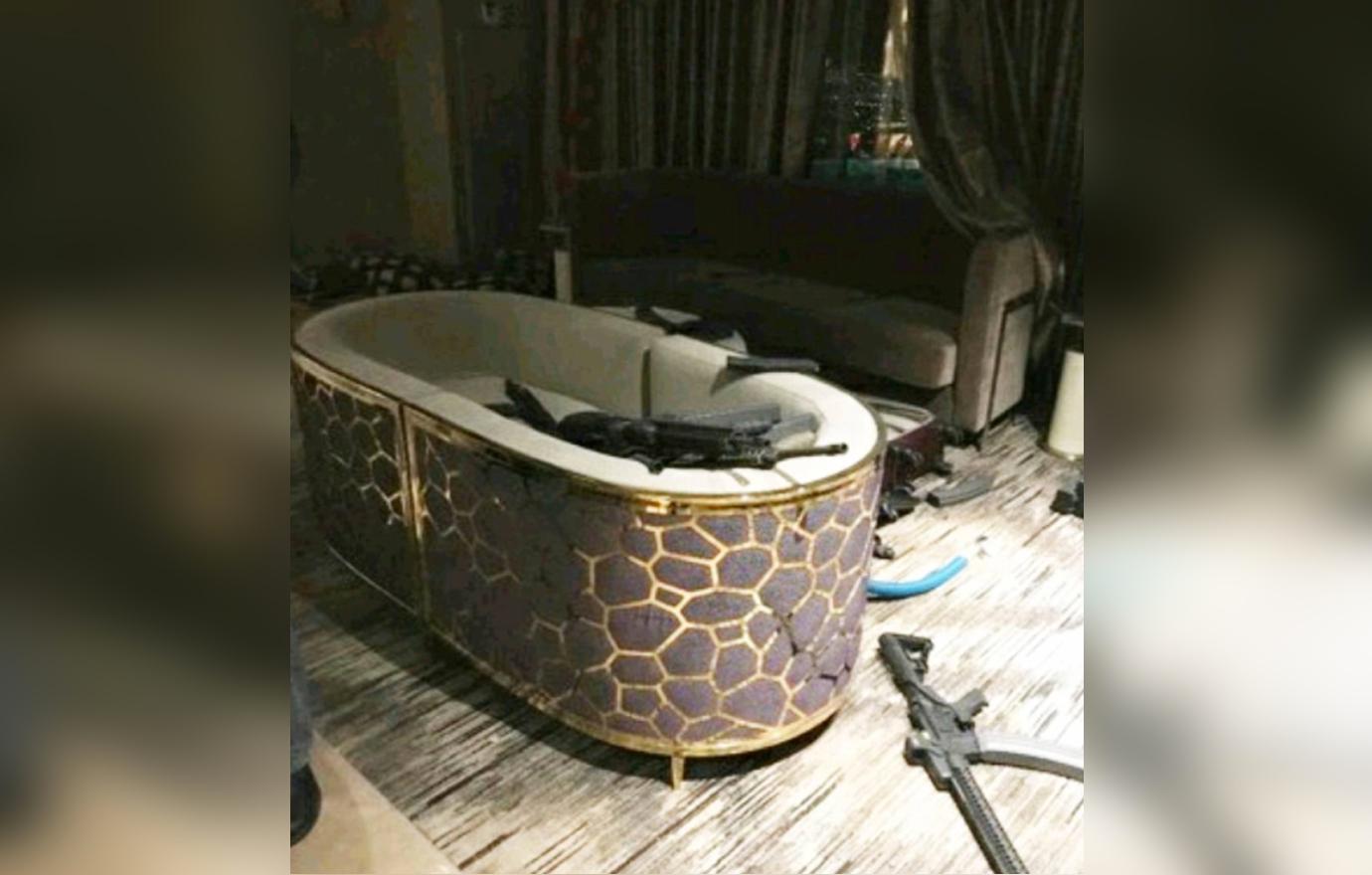 vegas shooter dead body crime scene photos