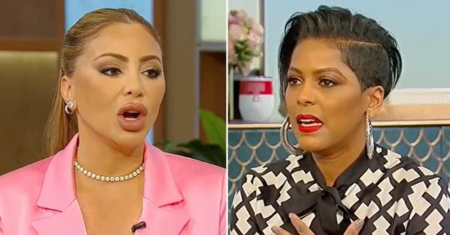 larsa pippen tamron hall interview fight
