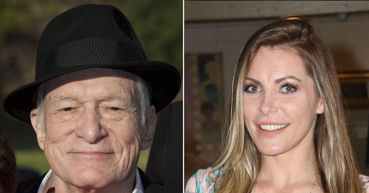 Composite photo of Hugh and Crystal Hefner