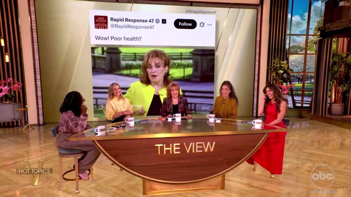'The View' co-hosts addressed the rumors that Trump repeatedly falls asleep in public.