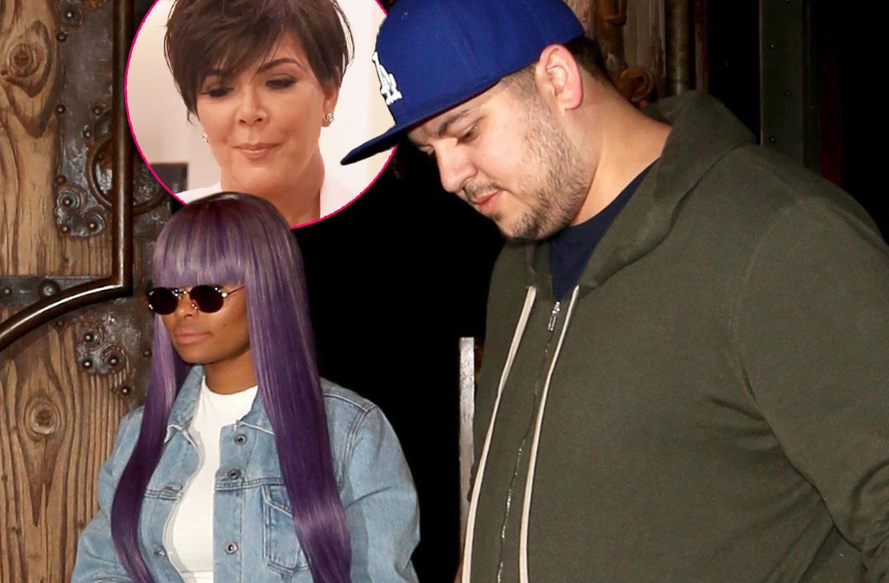 Kris Jenner Terrified Rob Kardashian Will Have Blac Chyna Mediation Meltdown