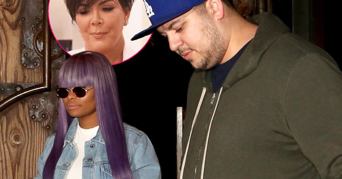 Kris Jenner Terrified Rob Kardashian Will Have Blac Chyna Mediation