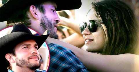 //ashton kutcher mila kunis love pregnant baby sex cook healthy puppy bernie pp sl