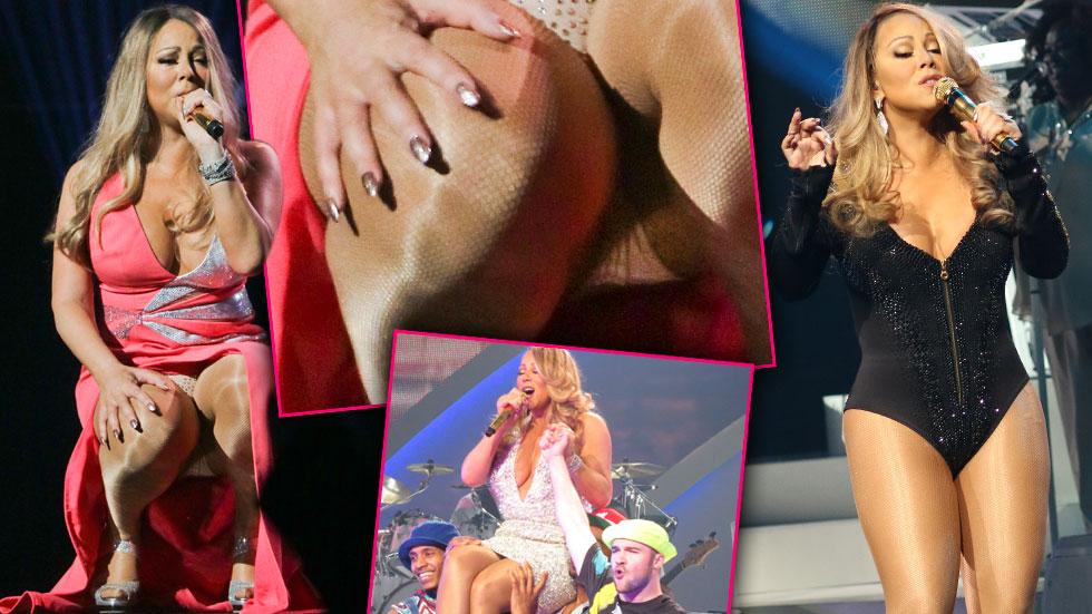 Mariah Carey Wardrobe Malfunction Panties