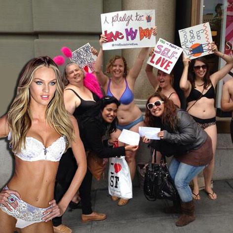 Victoria's Secret Controversy: Regular Sized Women Strip Down To