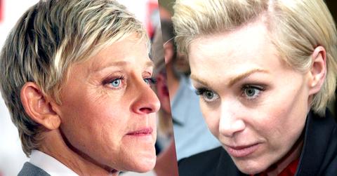 //ellen degeneres portia derossi sad wide