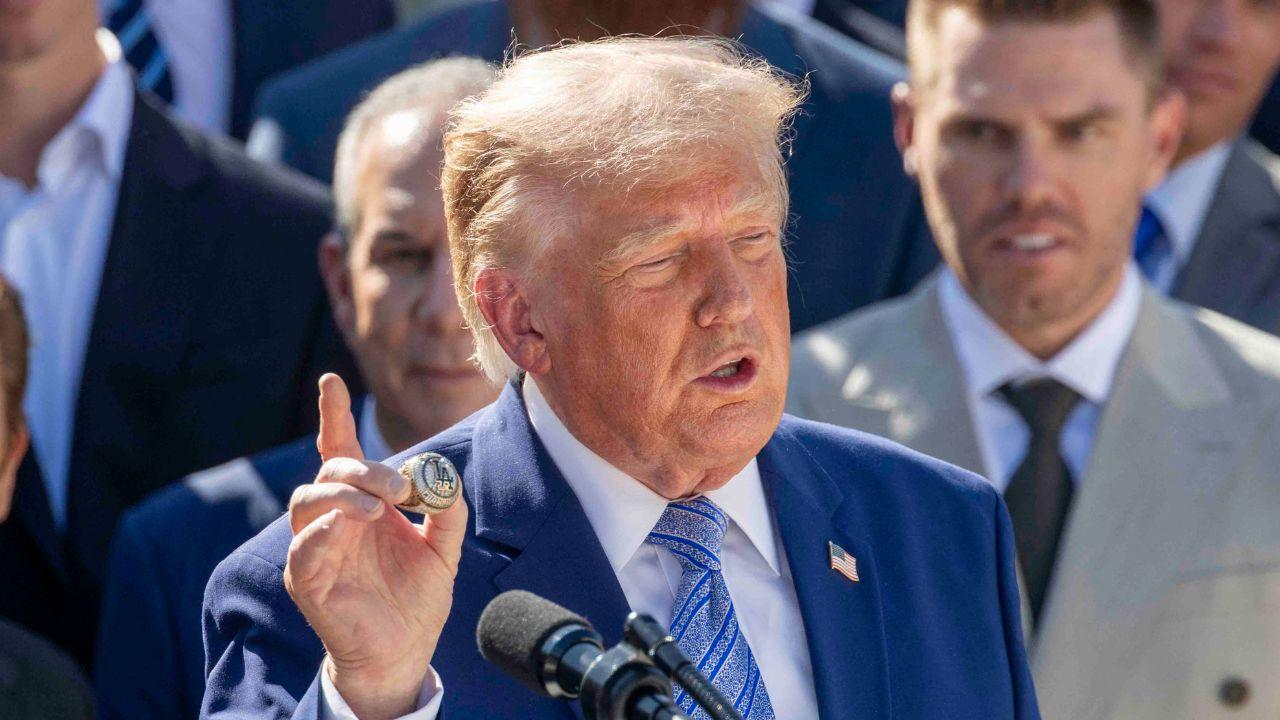 image of Donald Trump has approved millions from his personal PAC to support vulnerable Republican candidates.