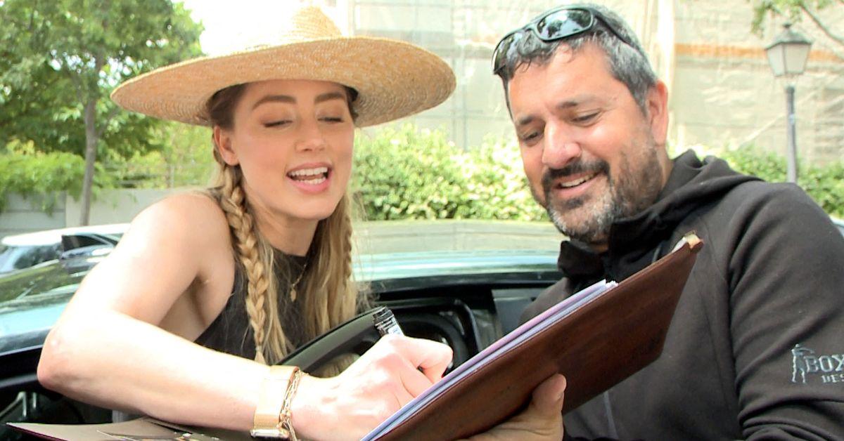 amber heard spain