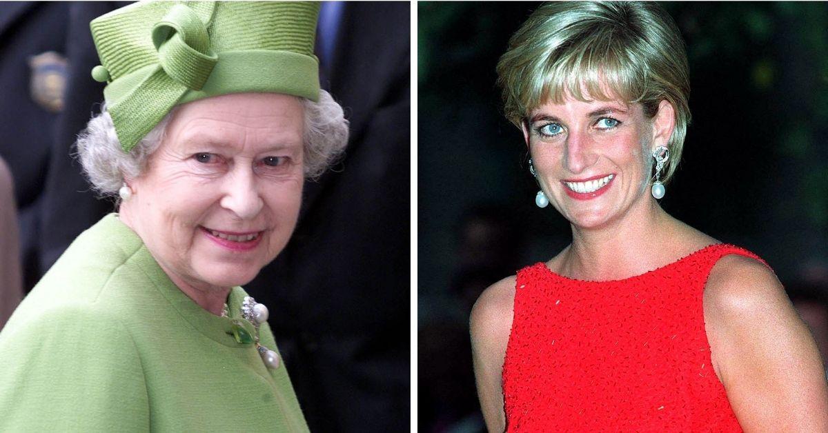 Photo of Princess Diana and Queen Elizabeth