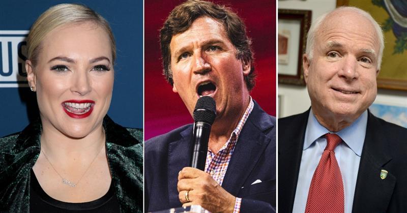 tucker carlson and meghan and john mccain
