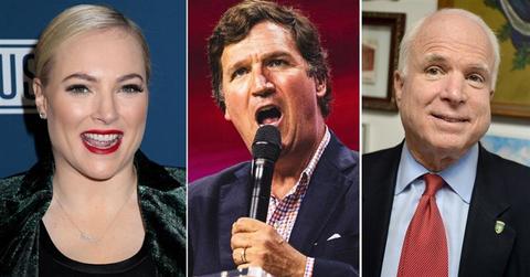 tucker carlson and meghan and john mccain