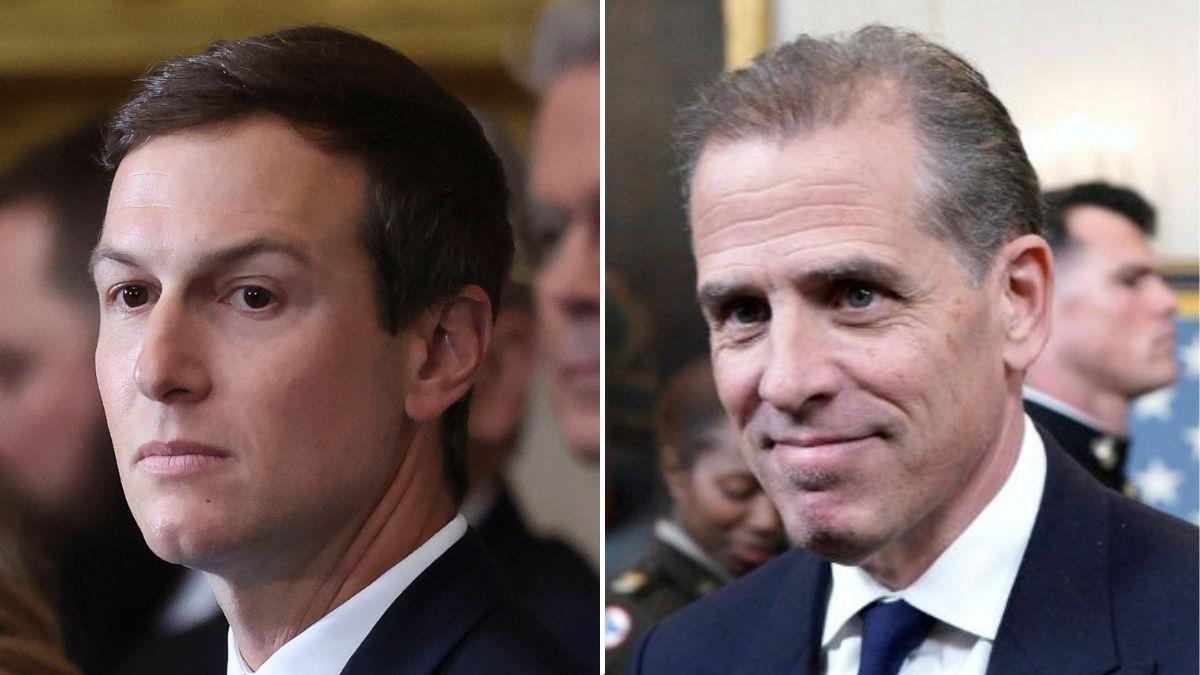 split image of Jared Kushner and Hunter Biden