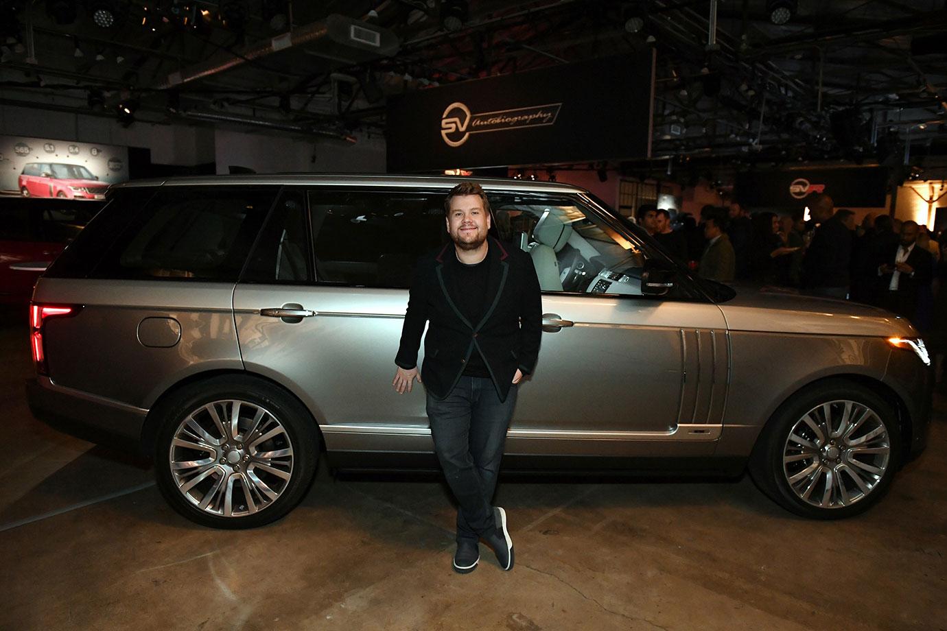 //James Corden at Jaguar Land Rover Global Debut Event