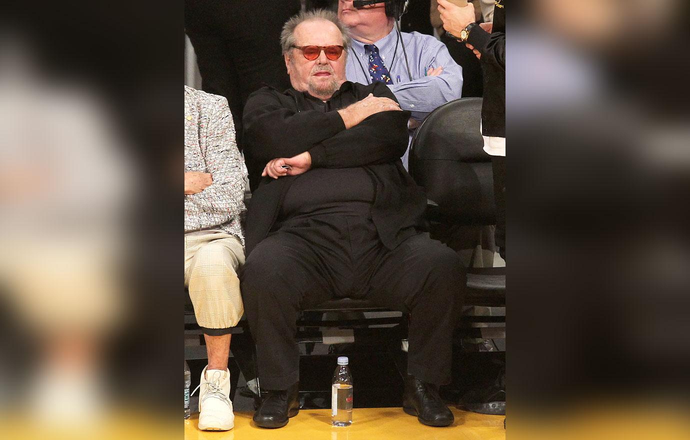 LOOK: Jack Nicholson at Lakers games through the years