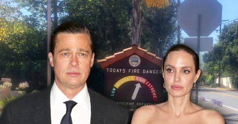 brad pitt Angelina Jolie beach house fire