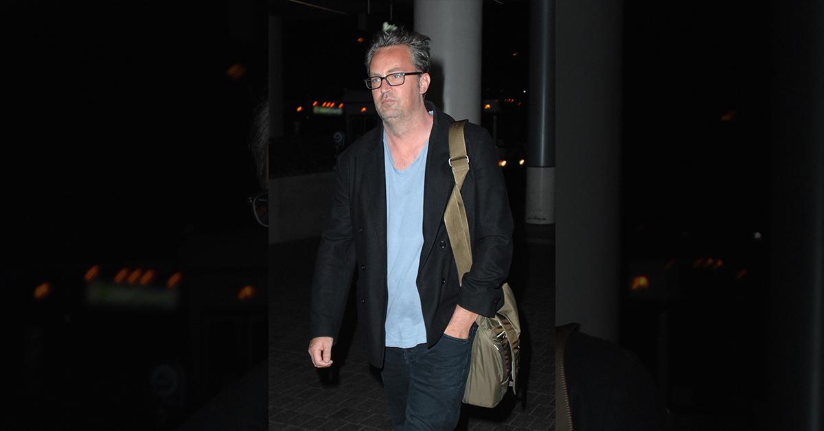 matthew perry lost weight thin photos friends reunion