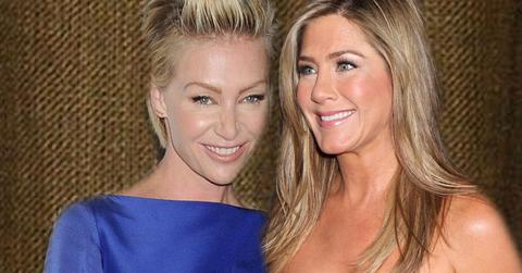//jennifer aniston and portia pp
