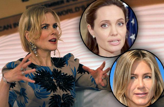 Jennifer Aniston Nicole Kidman Feud Angelina Jolie