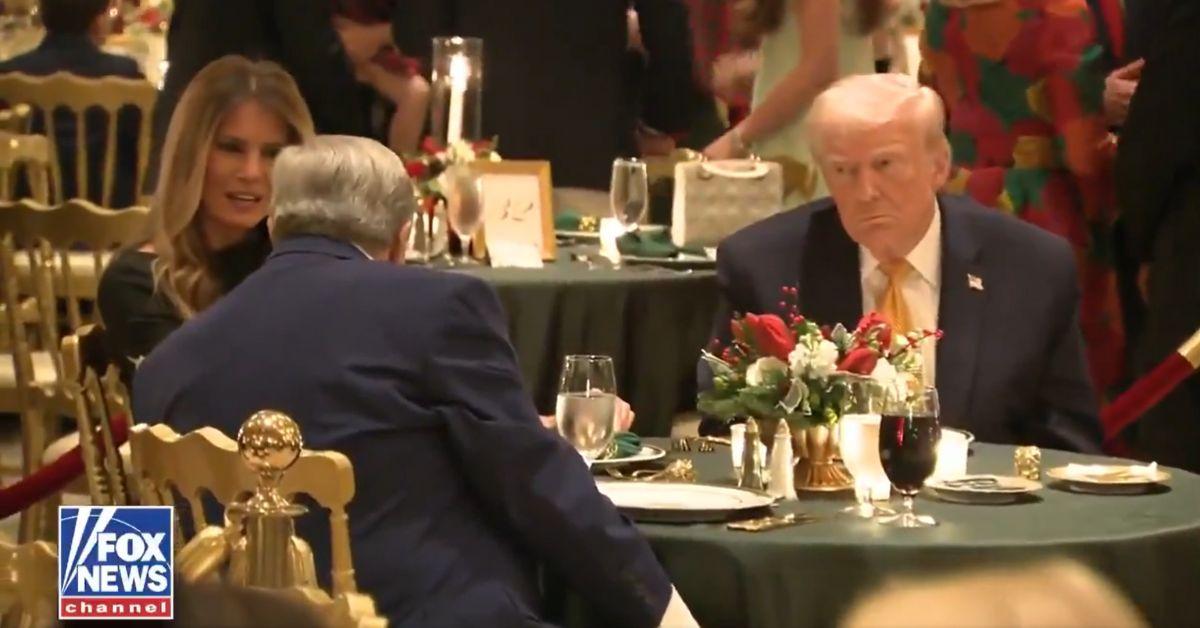 Trump Dragged for Bizarre Behavior During Awkward Christmas Dinner With Melania and His Father-in-Law Viktor Knavs — as Prez Deals With Epstein Files Backlash
