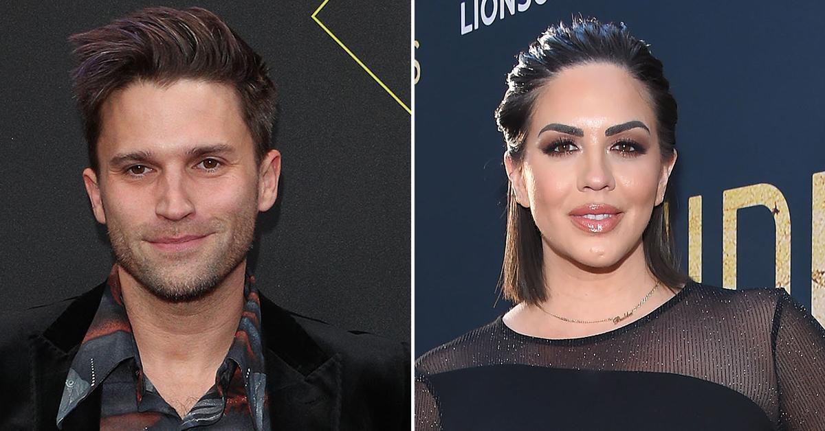 tom schwartz wearing ring run in katie maloney divorce birthday photos