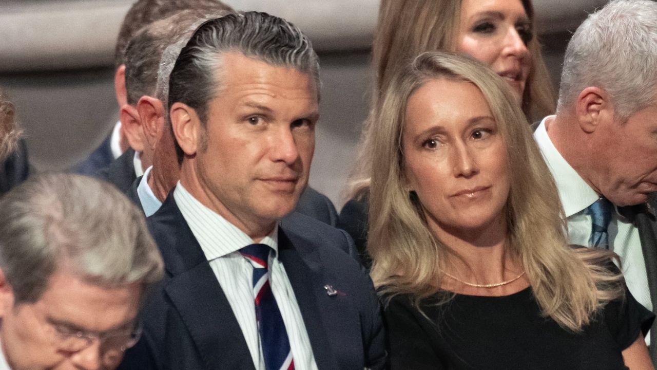 Photo of Jennifer Rauchet, Pete Hegseth