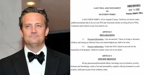 matthew perry death longtime business manager appointed lisa ferguson estate million trust death