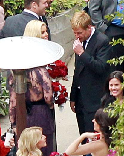 //joe jessica simpson cacee cobb donald faison wedding _ _