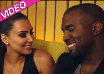 //kim k kanye vid