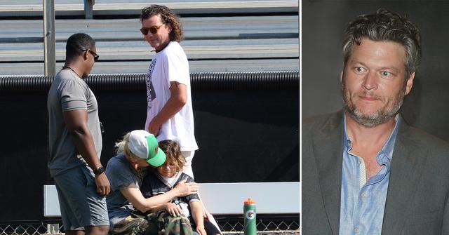 gwen stefani photos ex husband gavin rossdale married blake shelton pp